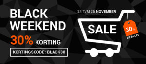 Black Weekend 30% korting