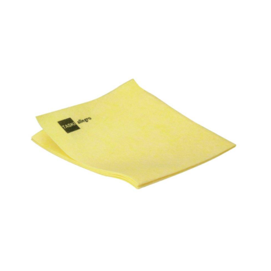 Taski Allegro schoonmaakdoekje geel verpakking van 25