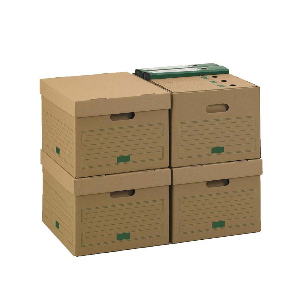 Verzenddoos met deksel automatische montage eurobox xl 563x382x282mm
